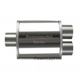 Powersprint Short Box, Y-Führung Ø 50mm  oval Ø 63,5mm auf 50mm 370 mm Länge