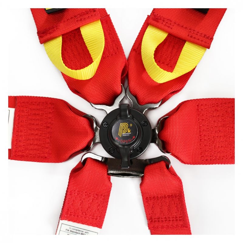 Beltenick FIA 76/50mm HANS Gurt Neon / Fluo  FIA 8853-2016