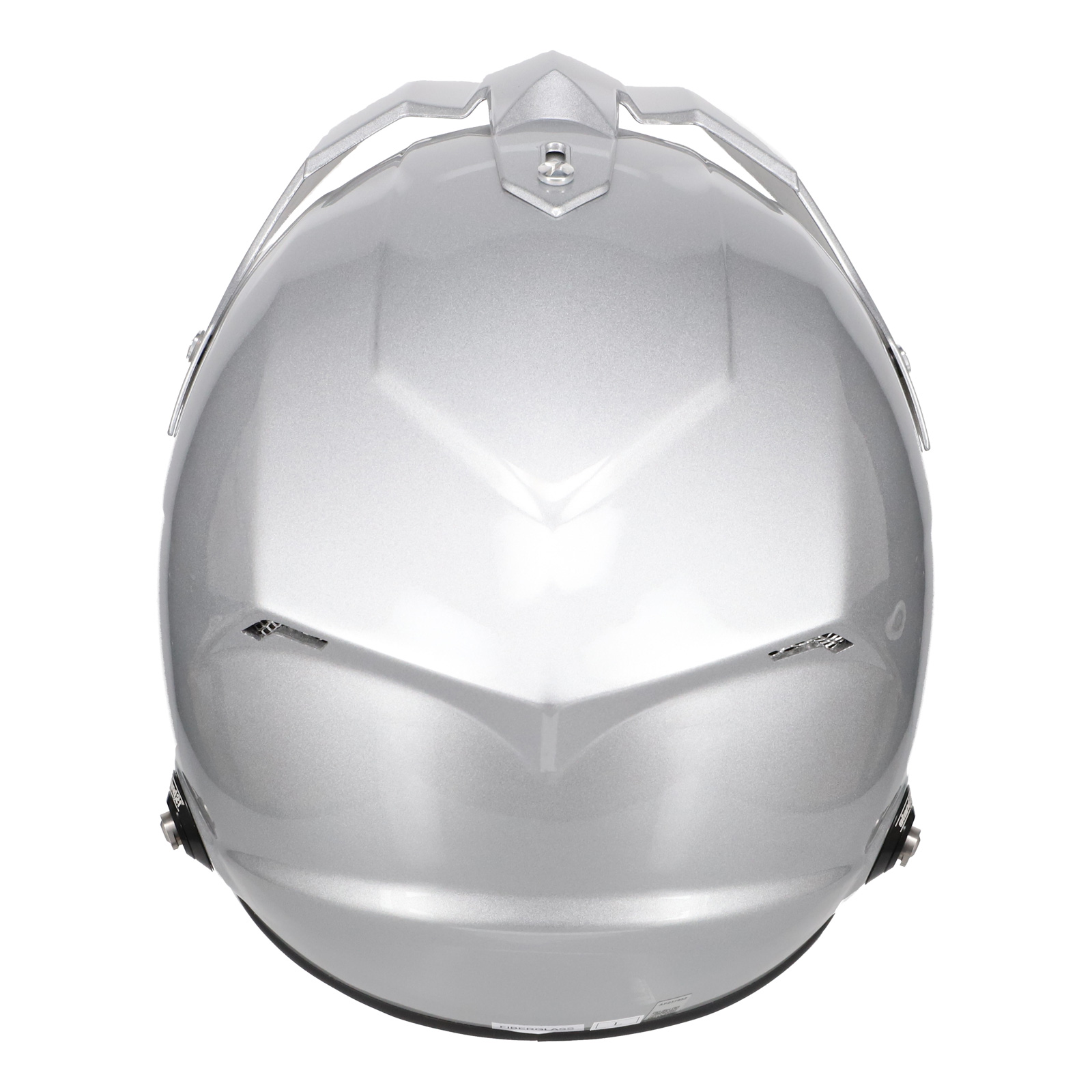 Beltenick FIA Cross Helm silber mit Hans Clips FIA 8859-2015 / FIA 8859-2024