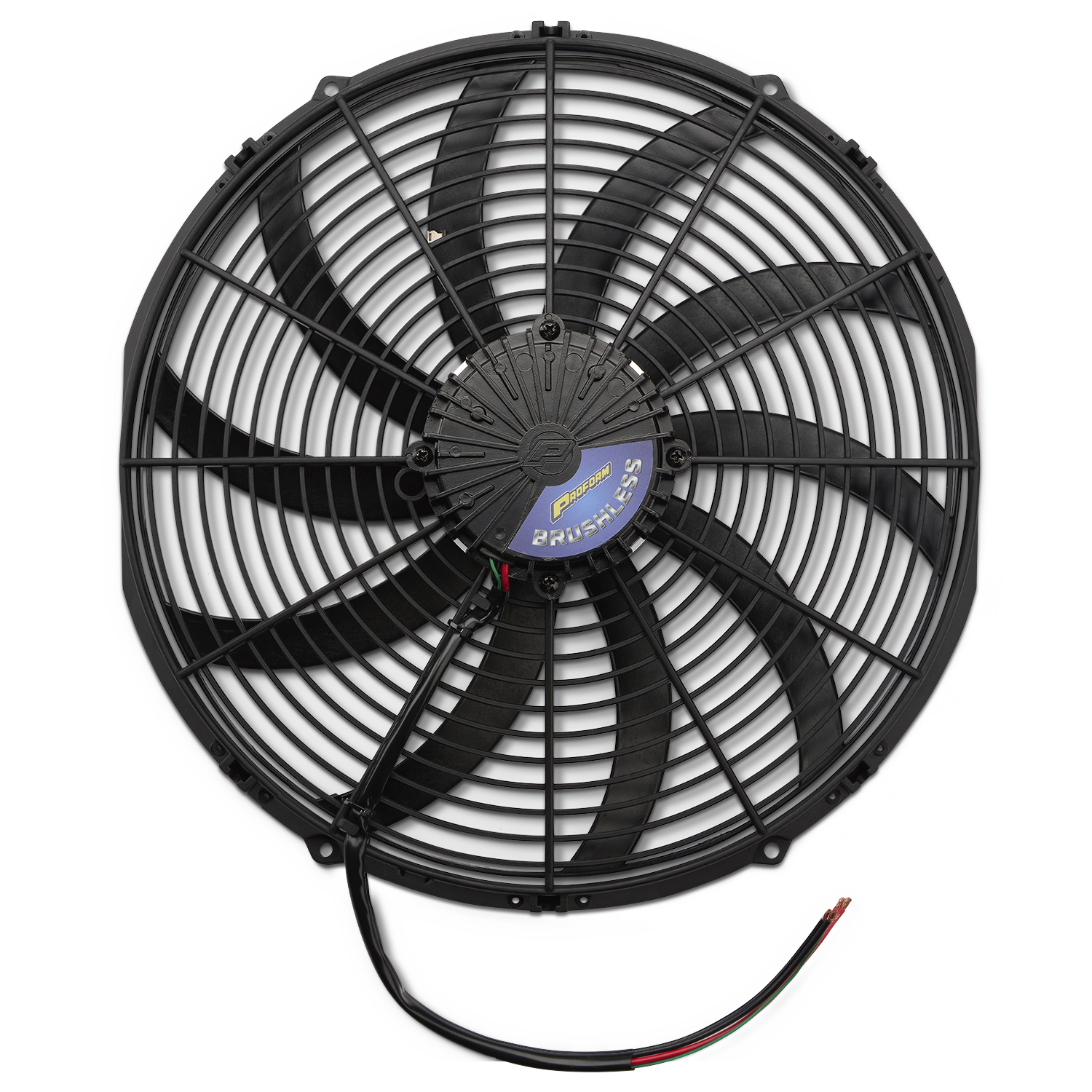 12V Elektrischer Lüfter 400mm (16") Proform Brushless  bürstenlos 5600m³/h saugend D420-D400 T=76