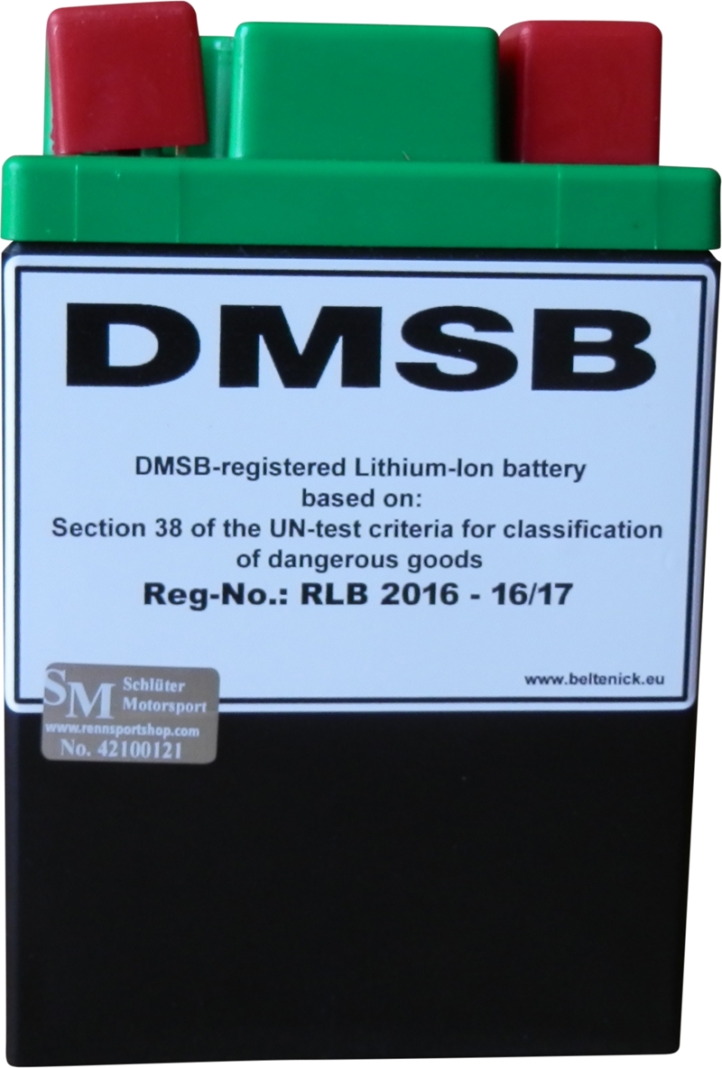 Beltenick Rennbatterie 12V 7AH - 340CCA LiFePo4 Lithium Ionen 1,4 kg   DMSB zertifiziert