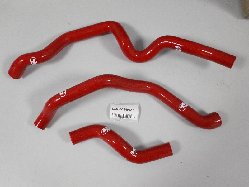 Samco BMW M3 E36 3.0L & 3.2L EVO 92-98 RHD   3-teiliges Zusätzl. Kühlw.-Schlauchkit rot