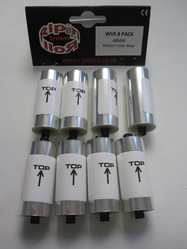 RNR Roll off Rollen für  Rip n Roll XXL  8er Pack RF050