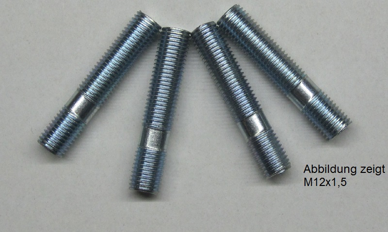 Spezial Radbolzen M12x1,25 60 lang