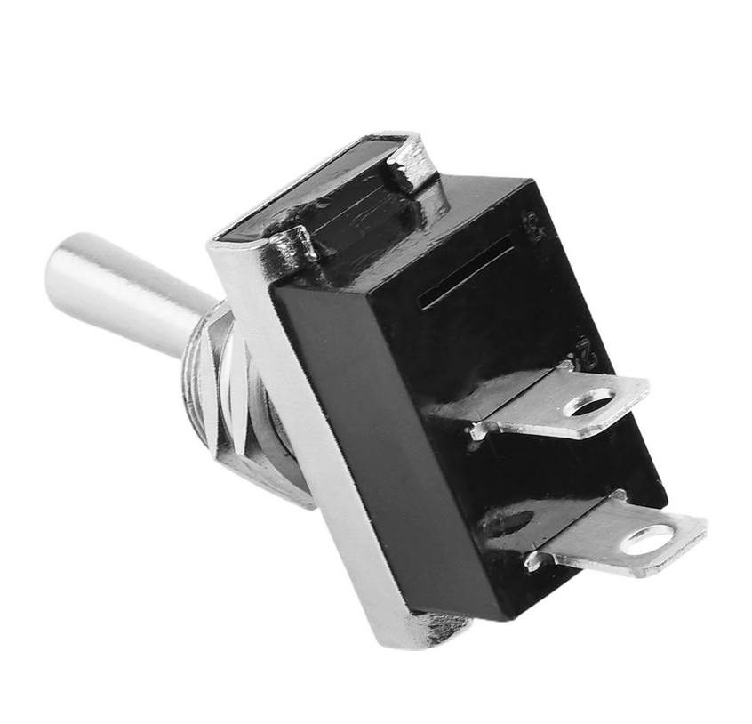 Metall Kippschalter On/Off  - 10 Stück 25A 12V Steckkontakte