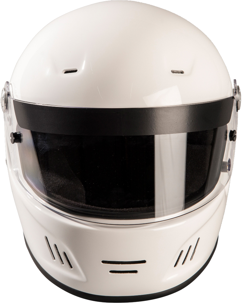 Beltenick FF Racing Integralhelm weiß FIA 8859-2015 mit M6-Terminals