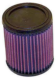 K&N Universalluftfilter, 62mm Flansch  Rund Zylindrisch, 114x114 127lg
