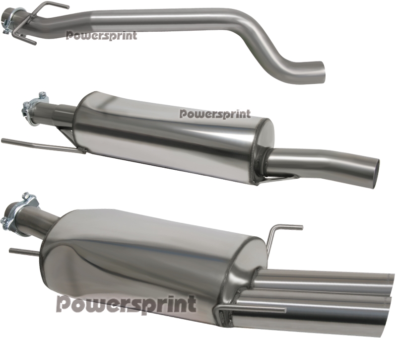 Powersprint Edelstahl Komplettanlage Ø 54 mm  Opel Astra