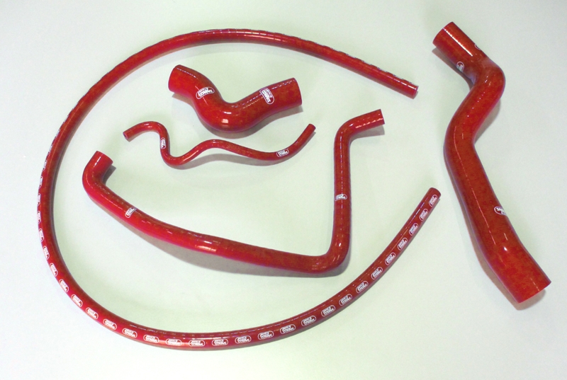Samco Opel Cavalier Gsi 2000 Calibra 2L 16v 2wd   5-teiliges Kühlwasser-Schlauchkit rot