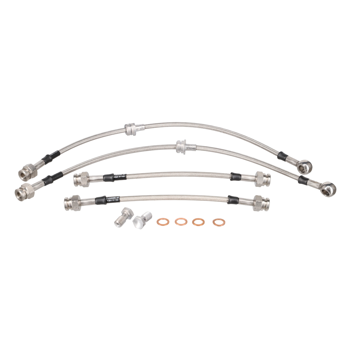 Goodridge Bremsschlauchsatz Opel Omega A+B  2.5/3.0 V6 24V + Kombi   4-teilig mit ABE