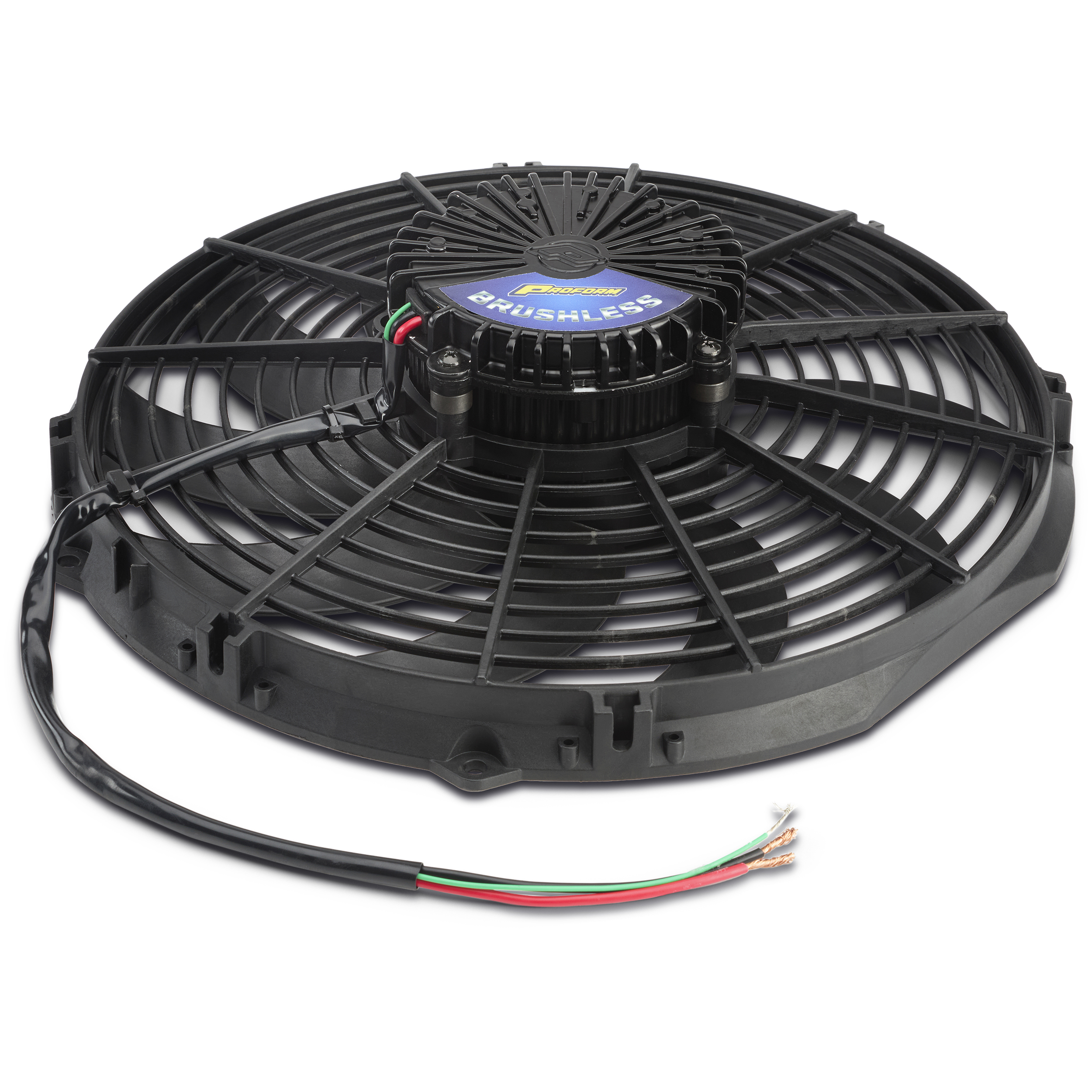 12V Elektrischer Lüfter 318mm (12") Proform Brushless  bürstenlos 3.280 m³/h blasend D343-D318 T=76