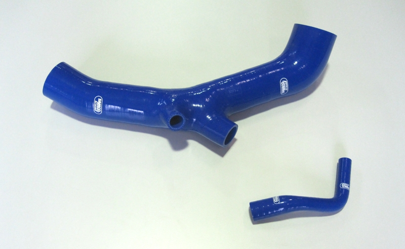Samco Mitsubishi Colt CZT Turbo 05-09   2-teiliges Ansaugschlauchkit blau