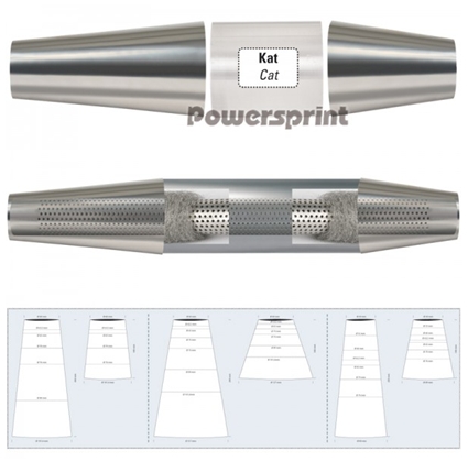 Powersprint Reduzier-Konus 127  S-100 symmetrisch