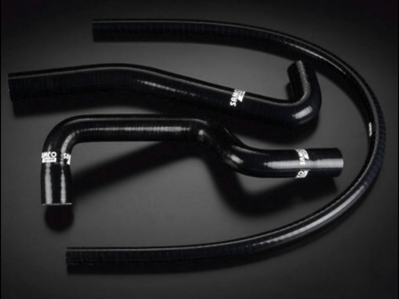 Samco Caterham 7 Ford BDR   3-teiliges Kühlwasser-Schlauchkit schwarz
