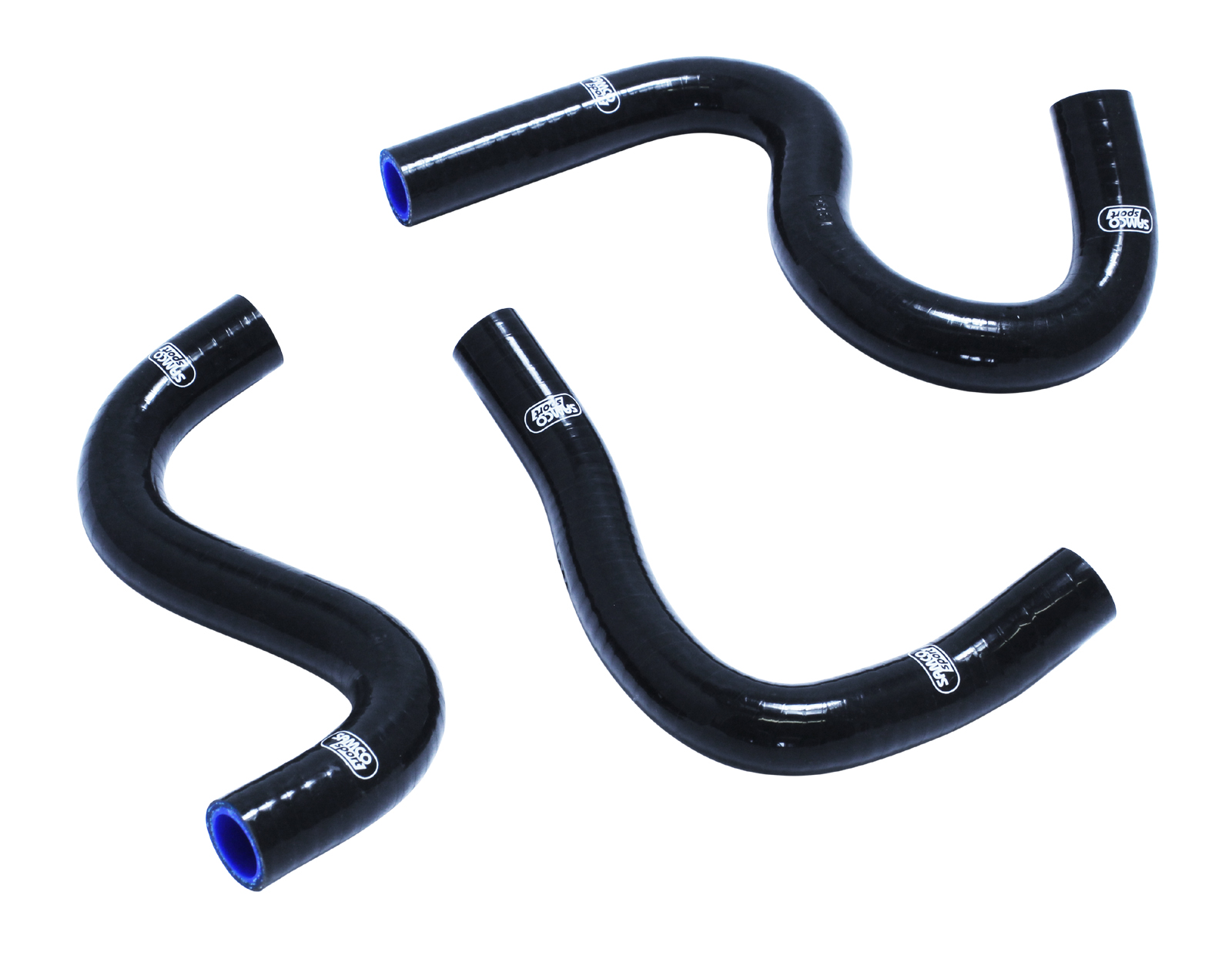 Samco Toyota Corolla AE86 4A-GEU  LH/D 84-87   3-teiliges Heizungs-Schlauchkit blau