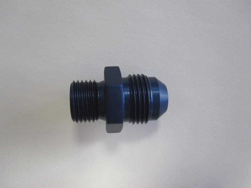 Aluadapter JIC/BSP 08AN, Dash 8  (3/4-16 UNF) / 3/8 BSP