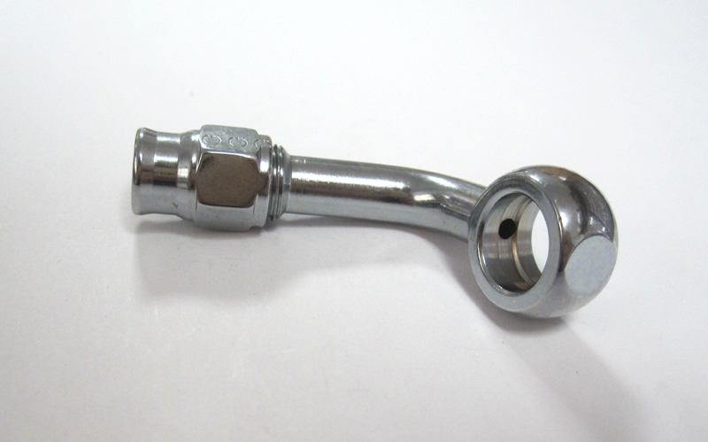 Anschluß Banjo 10mm 70° lang verchr. Dash 03