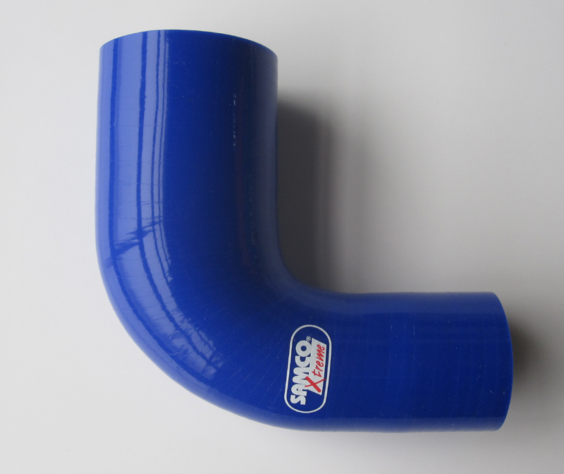 Samco Xtreme Reduzierstück 90° 35-25mm   blau Reduzierbogen