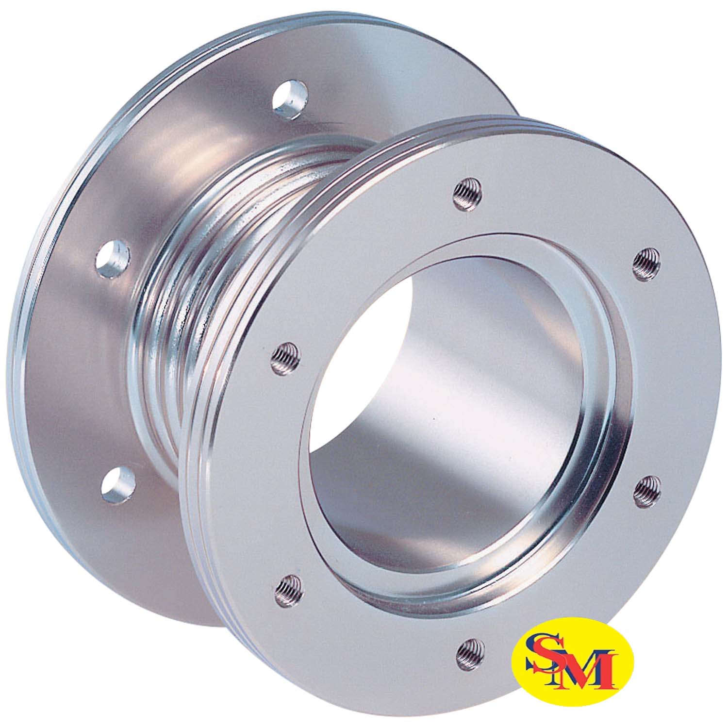 Sparco Nabenverlängerung silber eloxiert   50mm lang, Ø70mm 6-Loch-Befestigung