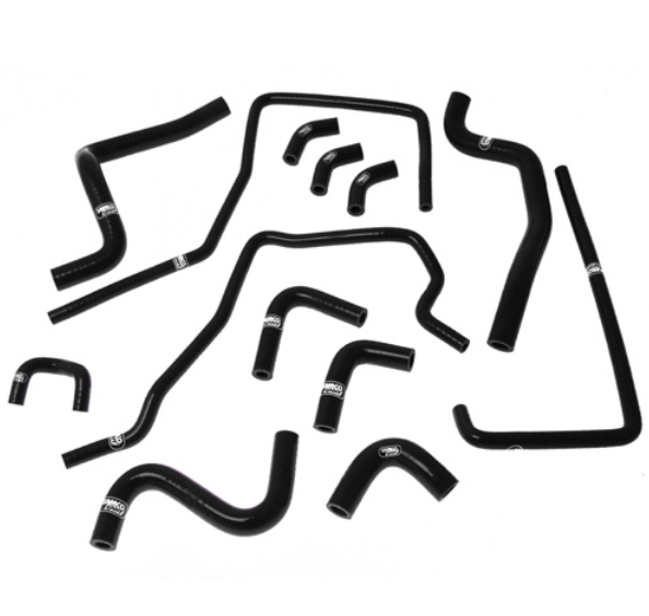 Samco Subaru Impreza Turbo 8 Blobeye (WRX&STi) 13-teiliges Zusätzl.Kühlwasser-Schlauchkit schwarz