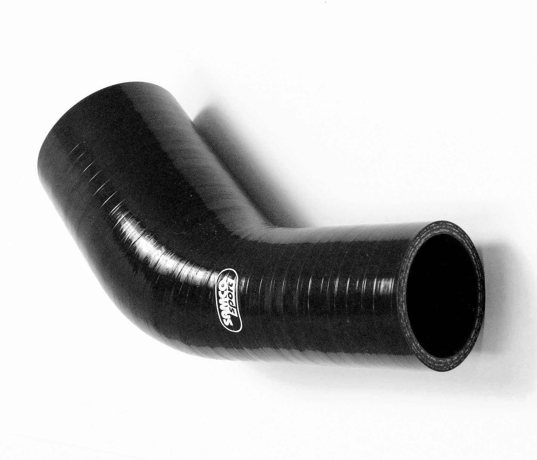 Samco Reduzierkrümmer 45° D80-70   schwarz