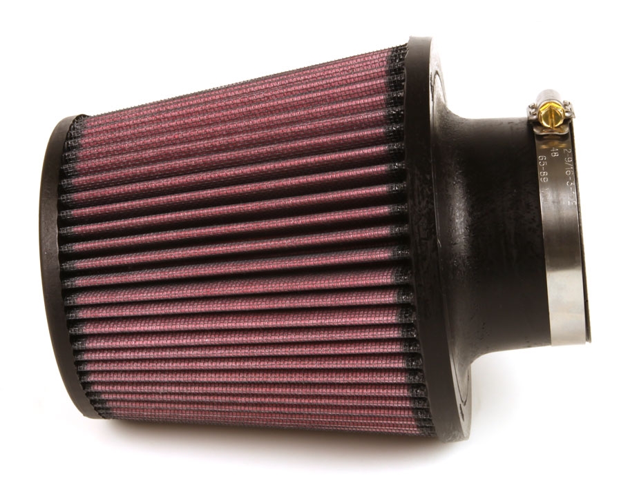K&N Universalluftfilter, 76mm Flansch  Konische Rundform, 127x121 152lg