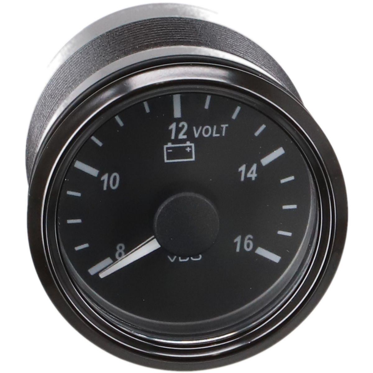 VDO Voltmeter 8-16 Volt  SingleViu 52mm