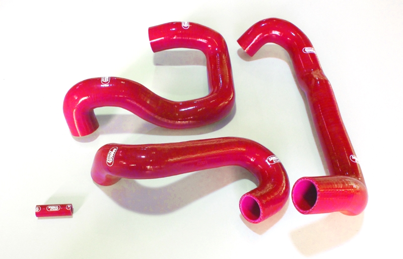 Samco Schlauchkit BMW 320/323/325 E30 83-89   4-teiliges Kühlwasser-Schlauchkit rot
