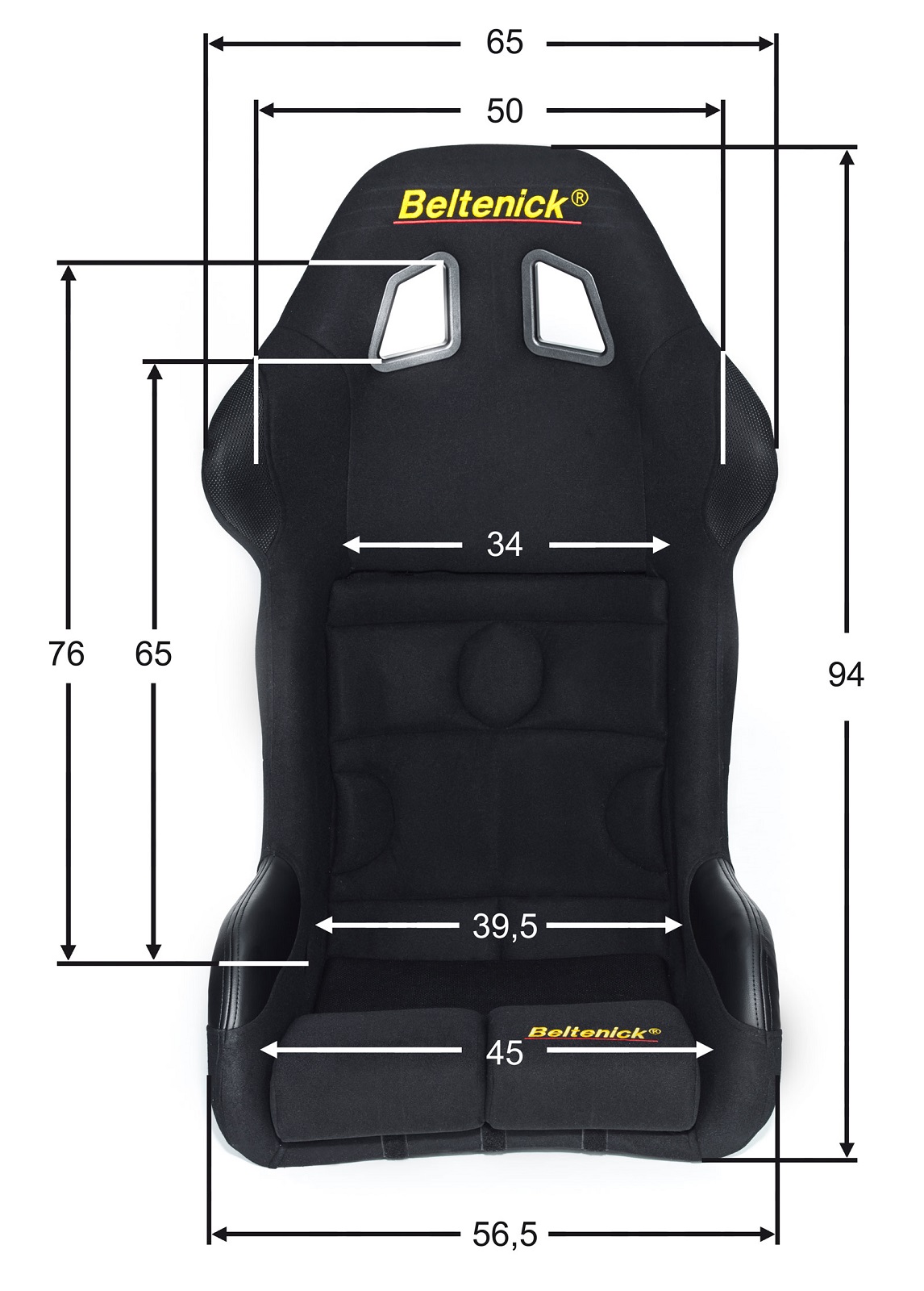 Beltenick Rennsitz RST 800 Vollschalensitz Homologation FIA 8855-1999