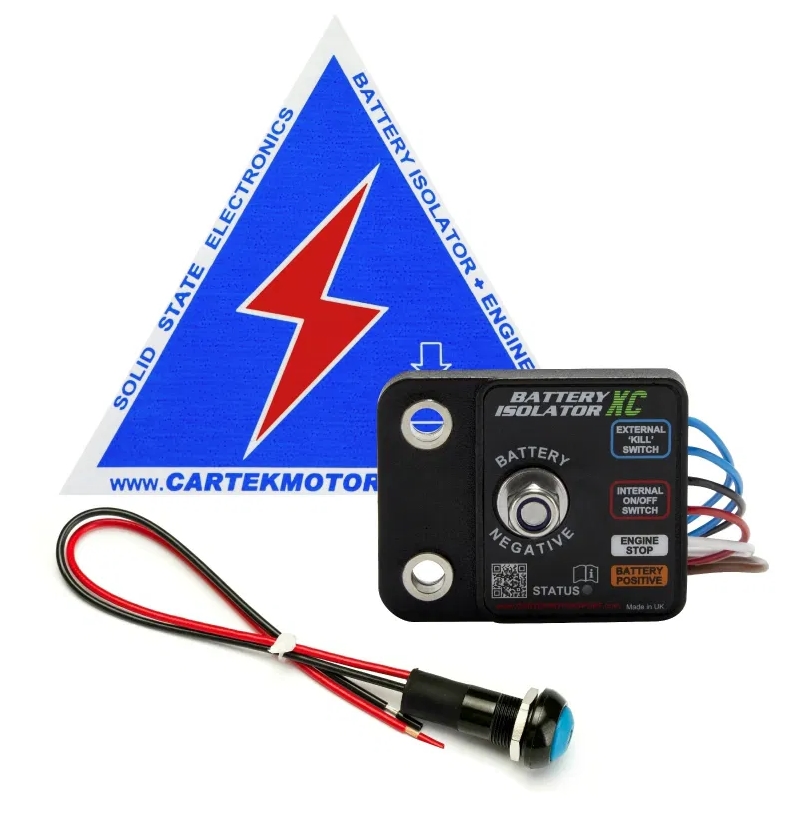 Cartek BATTERY ISOLATOR X-Club Schalteinheit mit Schalter (interner)  - elektronischer Batterieschalter