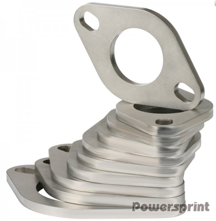 Powersprint 2-Loch-Flansch 89mm Ø Rohrausschnitt