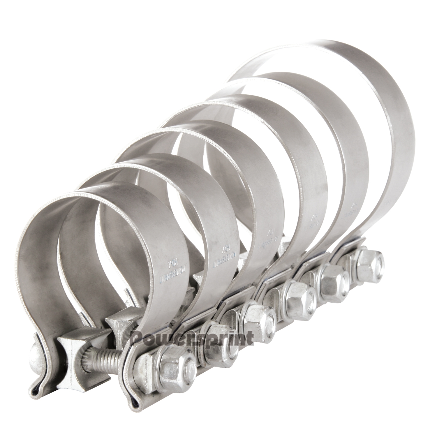 Powersprint HD-X Edelstahl Spezial-Bandschelle  Ø 101 mm - 105 mm