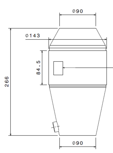 Rennsport Katalysator 100CPSI Metallträger 143mm OD  FIA zugelassen 90mm Anschluss