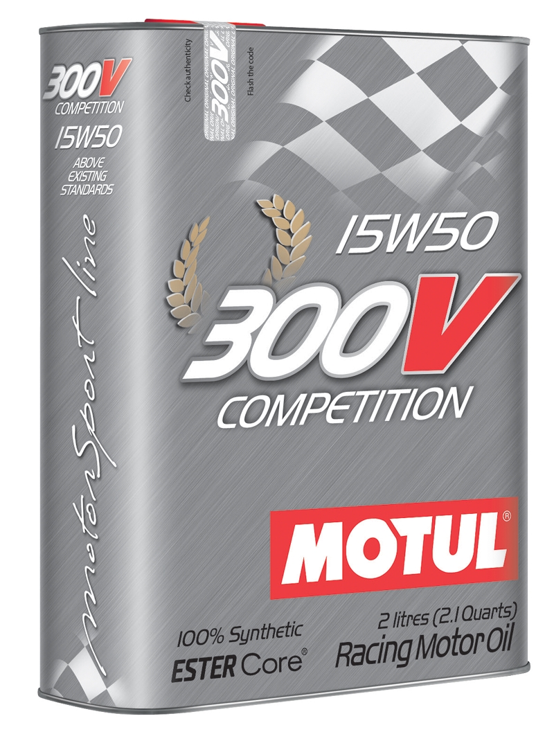 Motorenöl Motul 300V Competition  15W50 Vollsynsthetisch 2 ltr. Dose