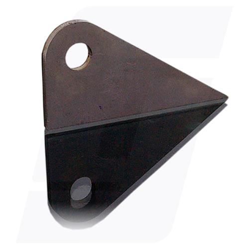 Schweisslasche Nr.13   60x30x3mm (8mm Loch)  - Domex700