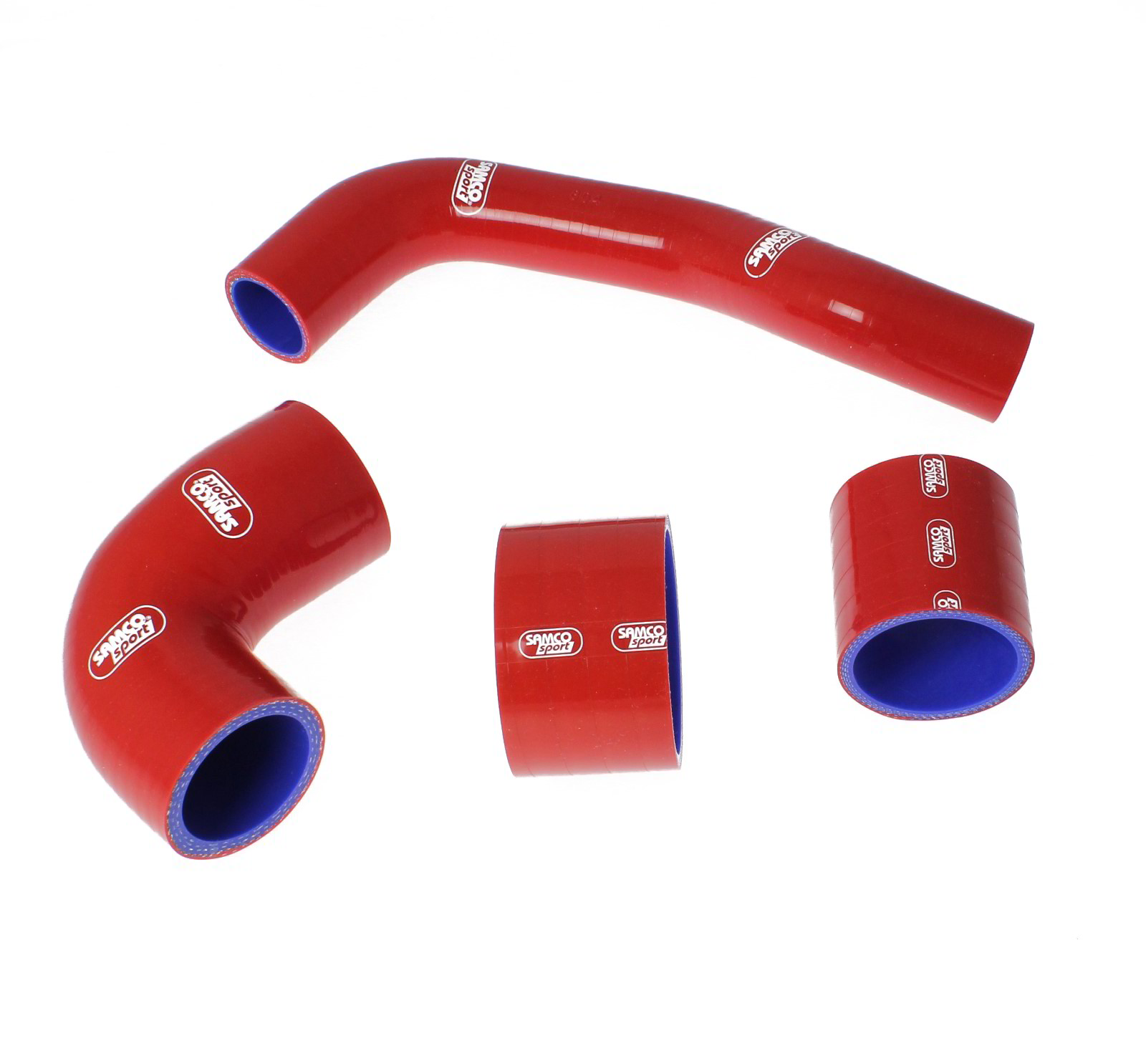 Samco Subaru Impreza Turbo Vers.7 Bugeye/ 8 Blobeye (STi)   4-teiliges Turboschlauchkit rot