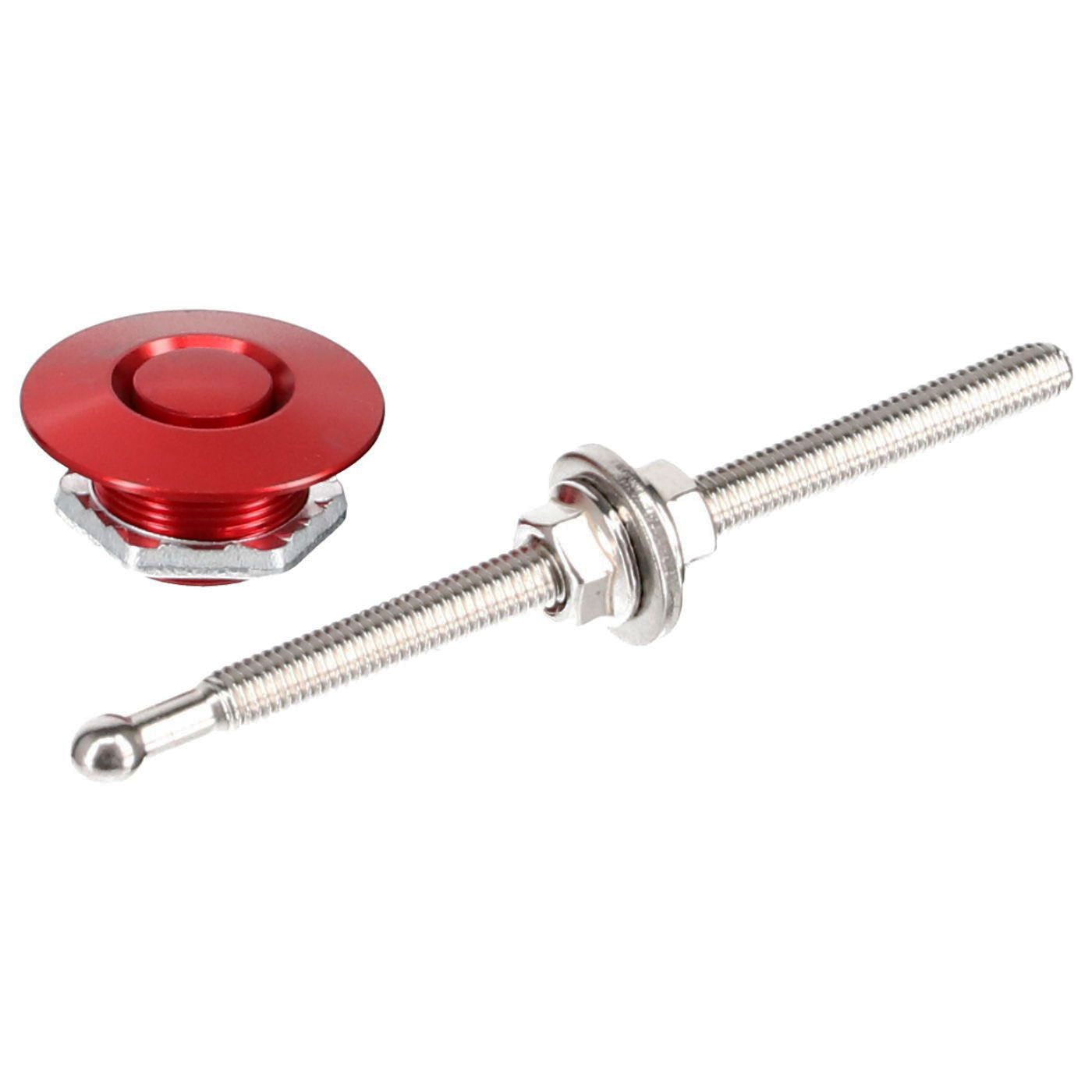 Push Lock Haubenhalter 31,5mm  rot