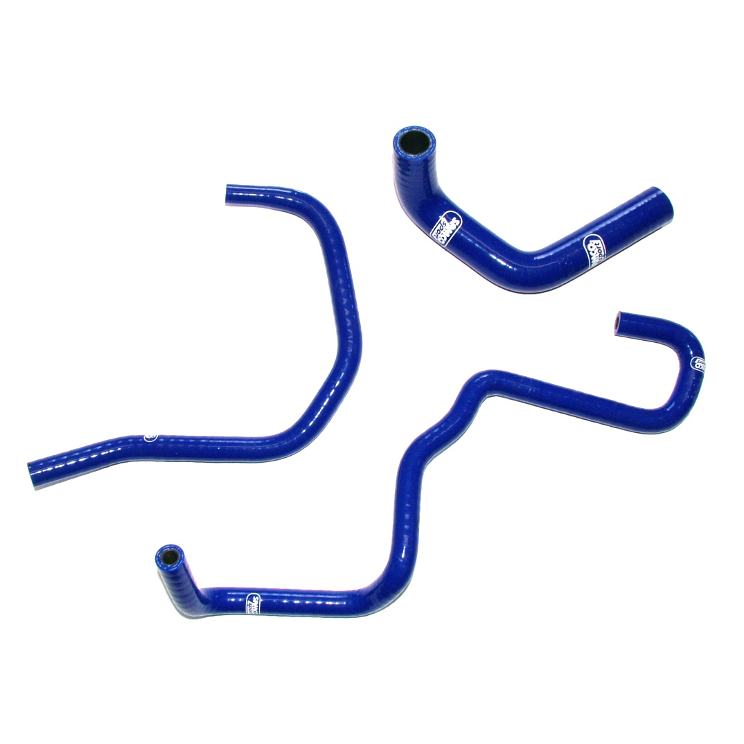 Samco Opel Corsa 1.2 16v (Non Twinport Models) 00-08   3-teiliges Zusätzliches Schlauchkit blau