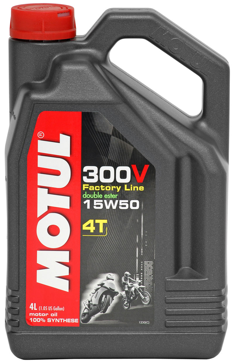 Motorenöl Motul 300V Factoryline  15W50 Vollsynsthetisch 4 ltr.