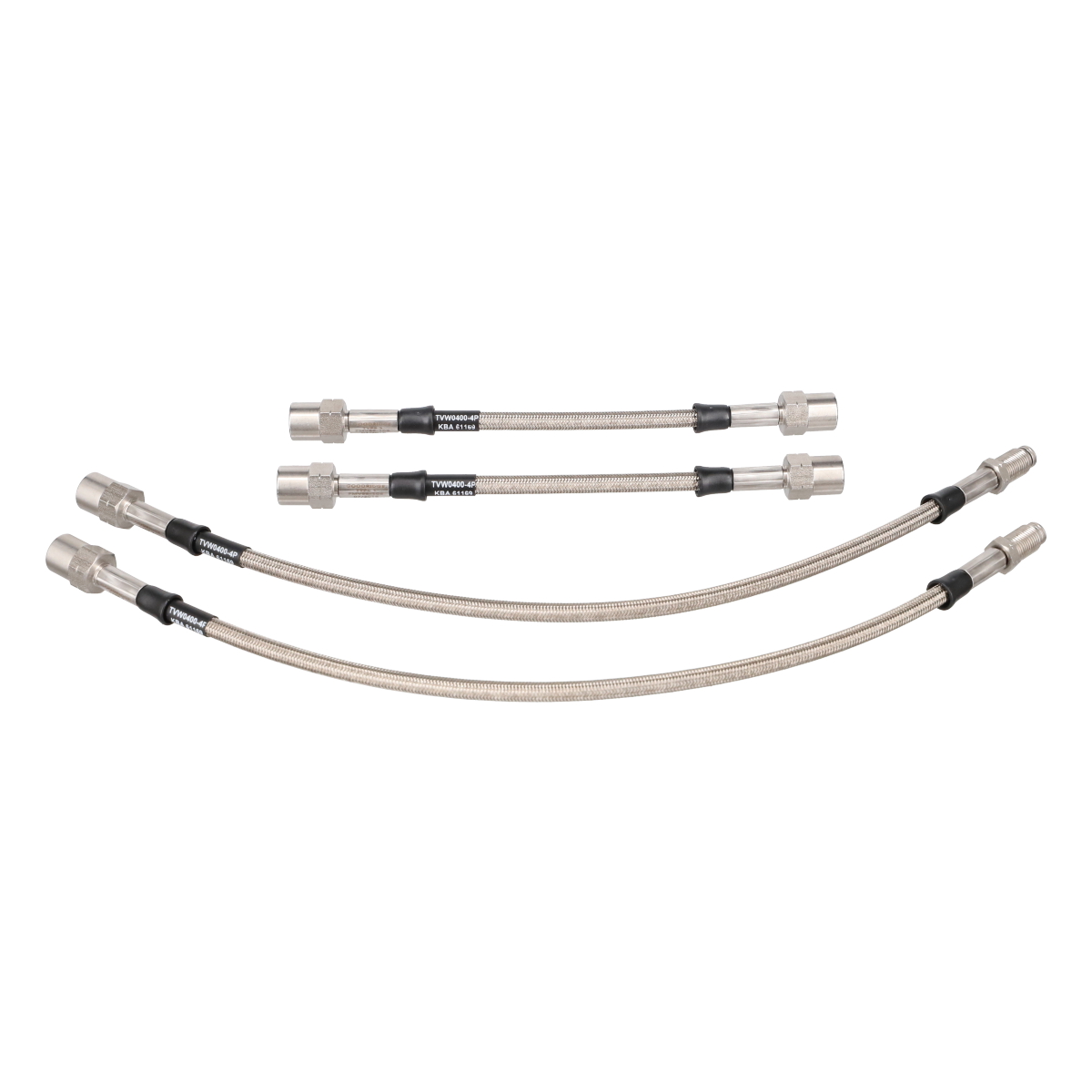 Goodridge Bremsschlauchsatz VW Golf I GTI/Scirocco  4-teilig mit ABE