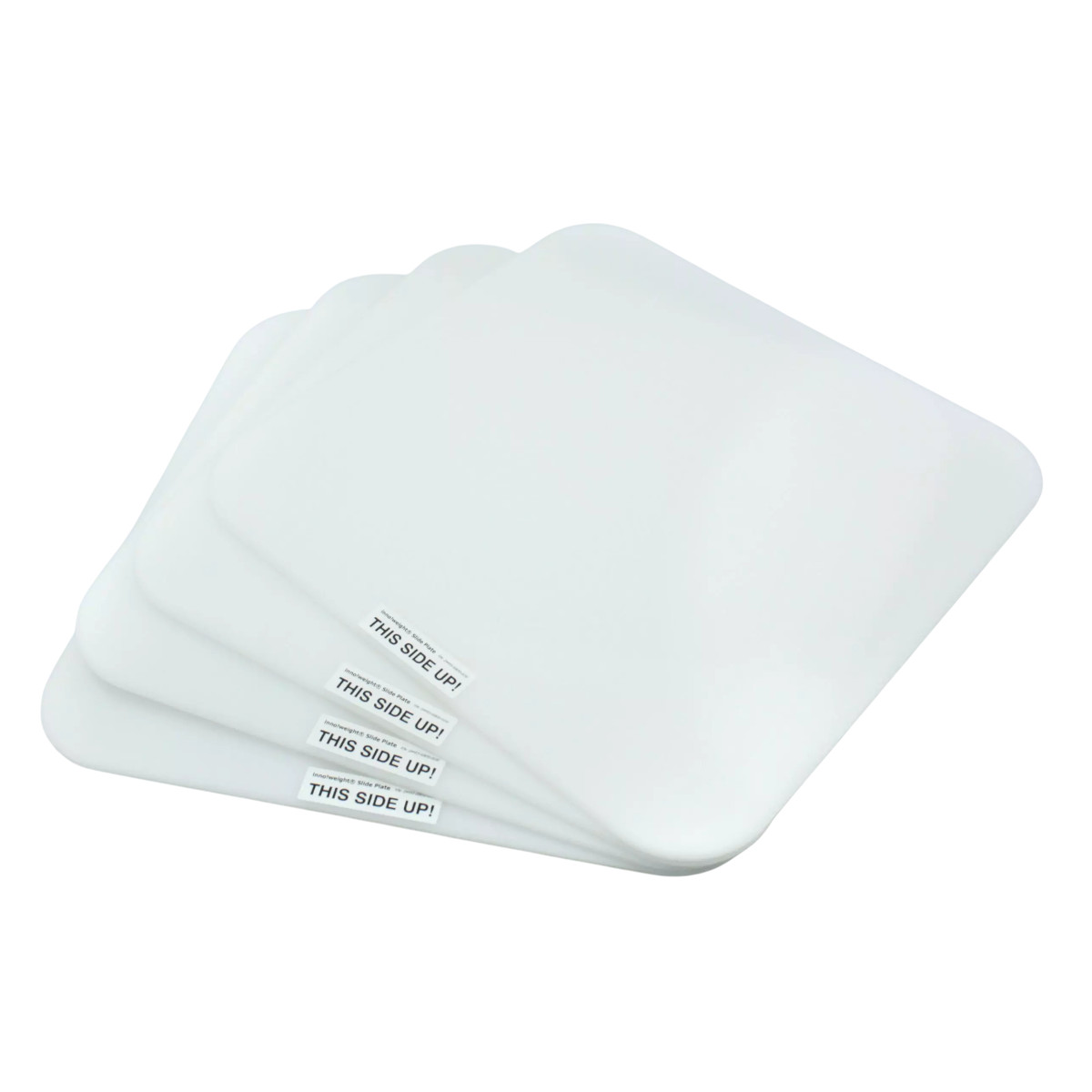 Inno!weight® Slide Plates – Gleitplatten  Lieferumfang:  4 Stück für 1x Radlastwaage