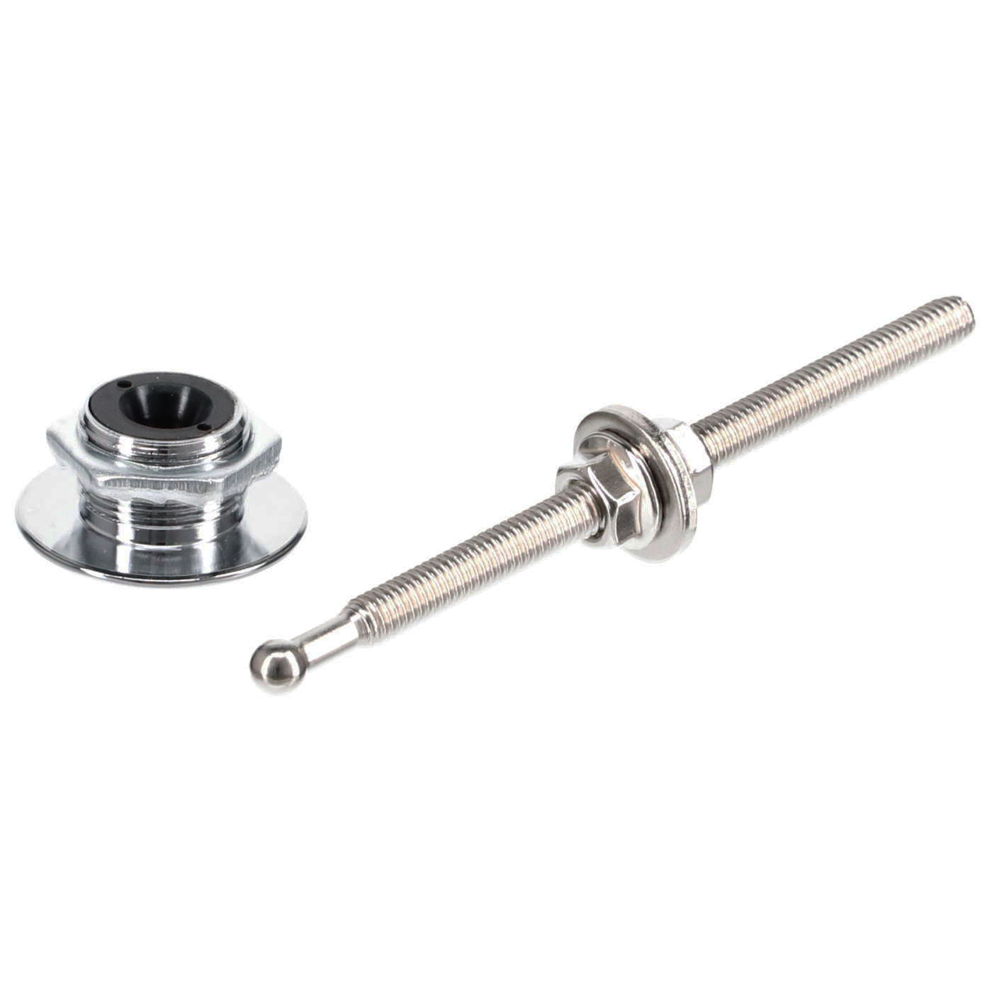 Push Lock Haubenhalter 31,5mm  silber