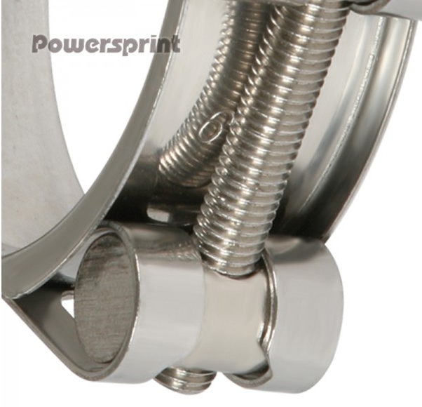 Powersprint Edelstahl Spezial-Bandschelle  44mm-47mm Ø