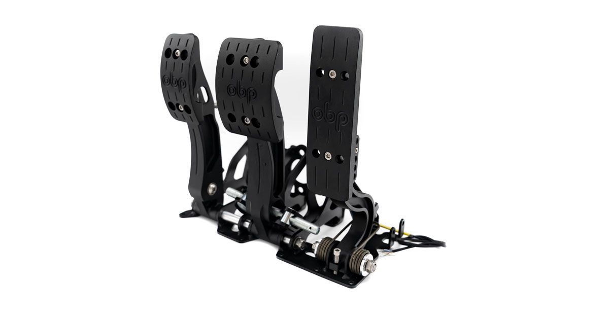 OBP Pedal Box Racing Series Pedal System  mit Wagebalken schwarz