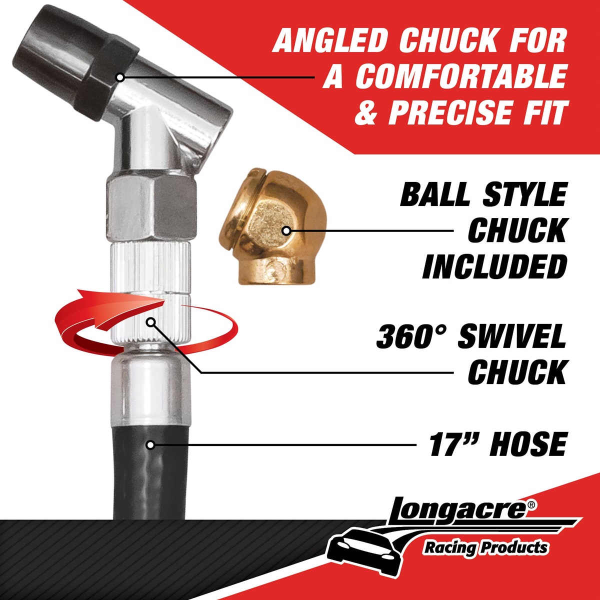 Longacre Pro Luftdruckmesser digital 0-4,1 bar