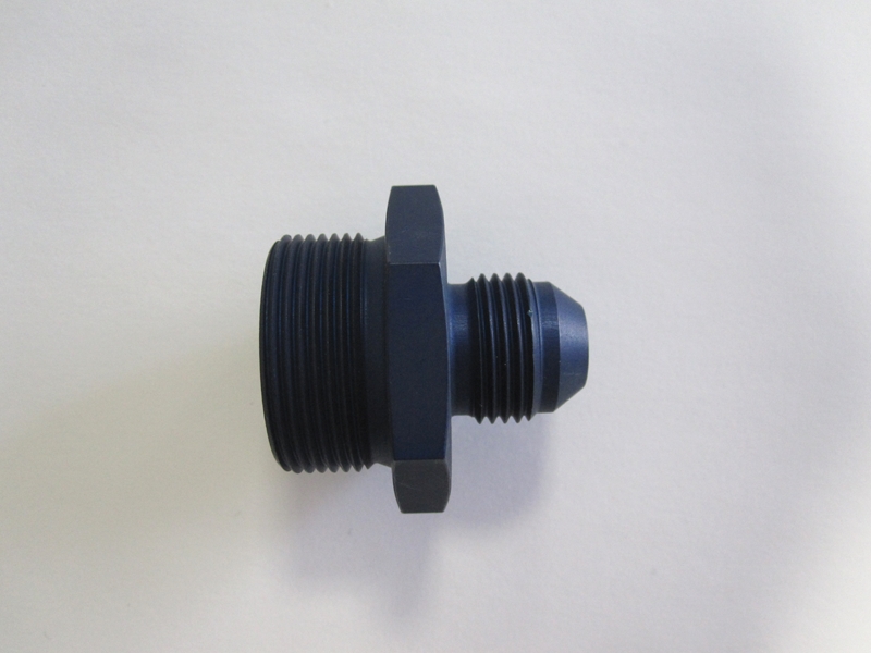 Aluadapter JIC/DIN  08AN, Dash 8  (3/4-16 UNF) / M30x1,5