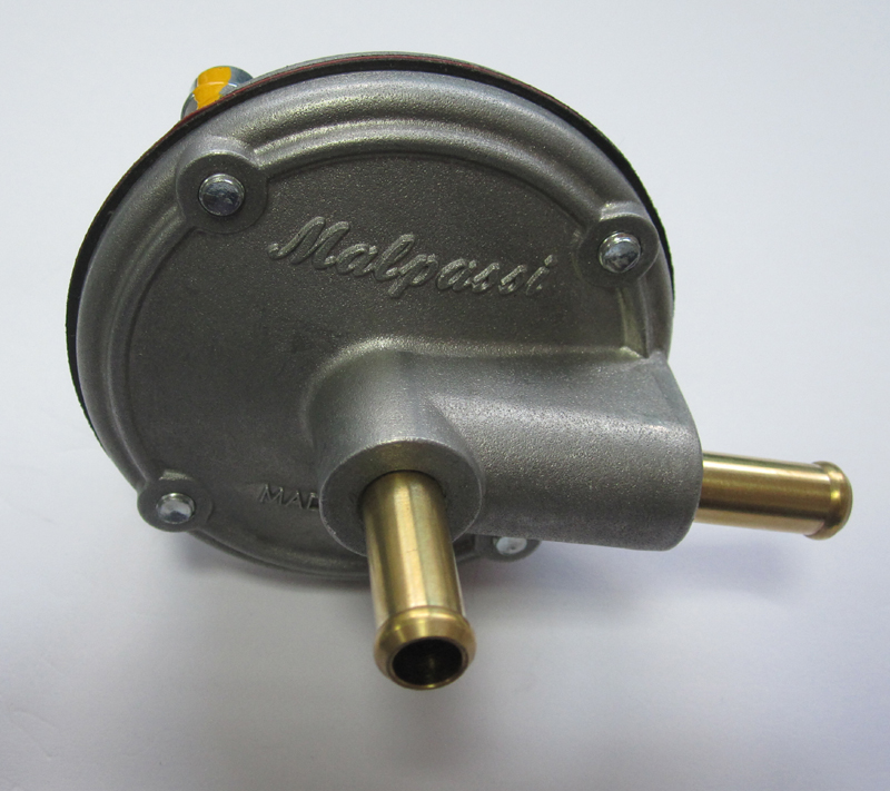 Malpassi Benzindruckregler 8mm  1,0-5,0 bar  - Aluguss