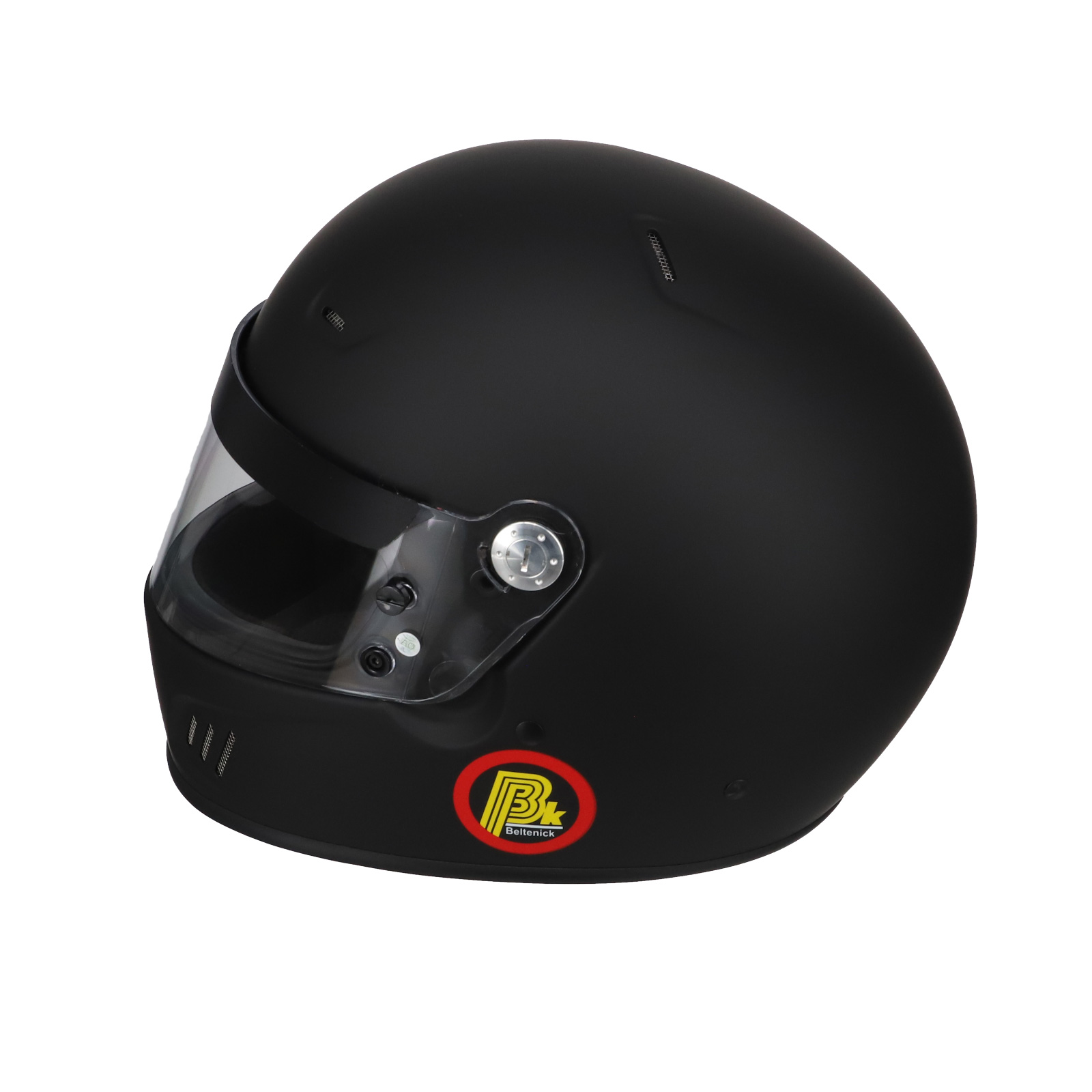 Beltenick FF Racing Integralhelm schwarz FIA 8859-2015 mit M6-Terminals