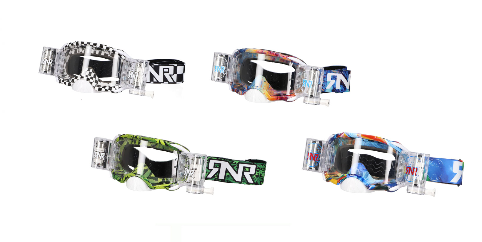 Rip n Roll Platinum XXL Graphics  Brille mit Roll Offs