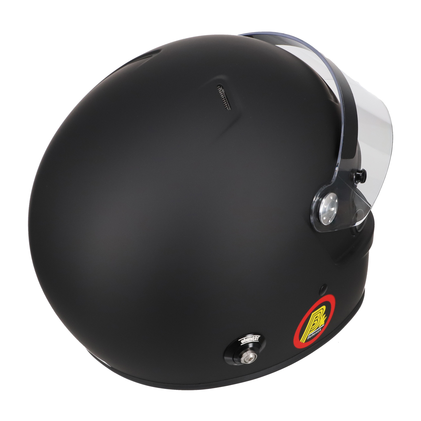 Beltenick FF Racing Integralhelm schwarz FIA 8859-2015 mit HANS-Clips